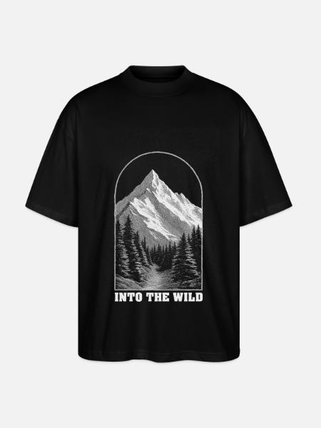 Dans l’arche sauvage - T-shirt bio Blaster 2.0 coupe oversize Stanley/Stella Unisexe - noir