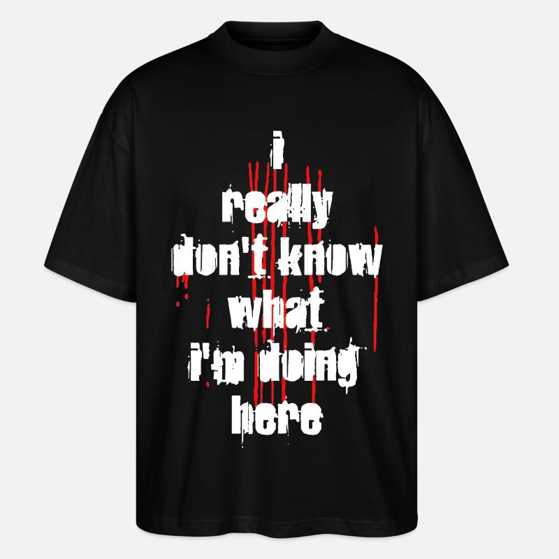 IRDKWIDH OOTW - Stanley/Stella Oversized Unisex Bio T-Shirt Blaster 2.0 - Schwarz