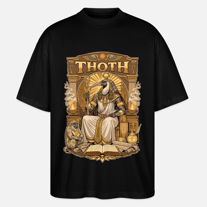 Thron von THOTH - Stanley/Stella Oversized Unisex Bio T-Shirt Blaster 2.0 - Schwarz