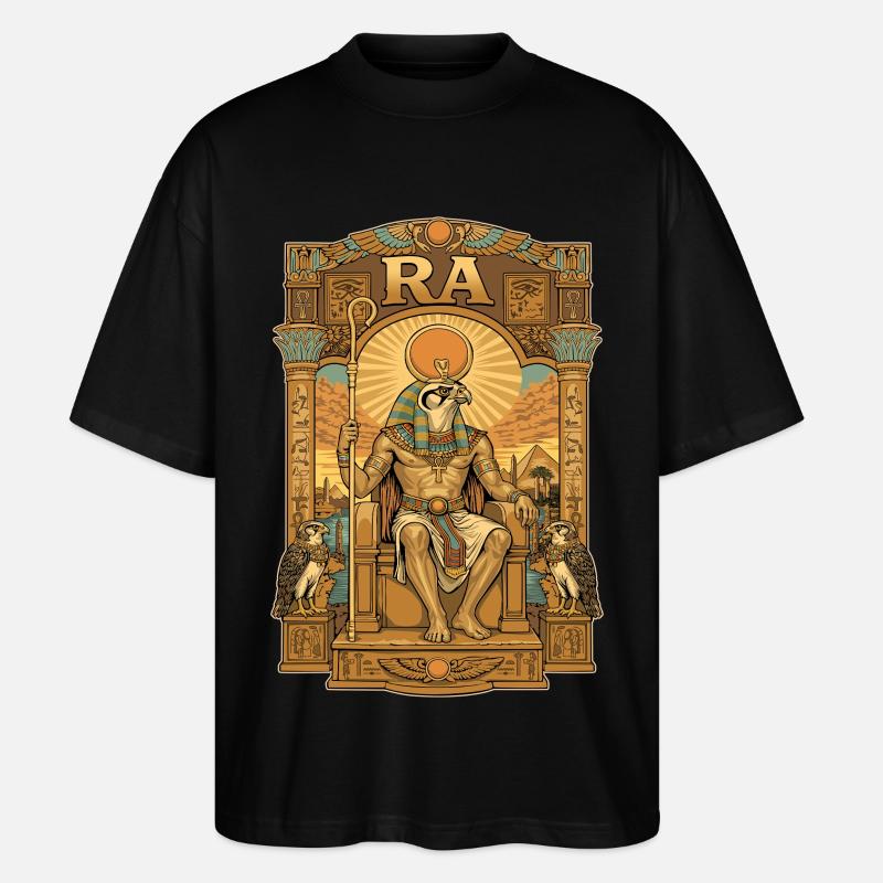 RA Thron - Stanley/Stella Oversized Unisex Bio T-Shirt Blaster 2.0 - Schwarz
