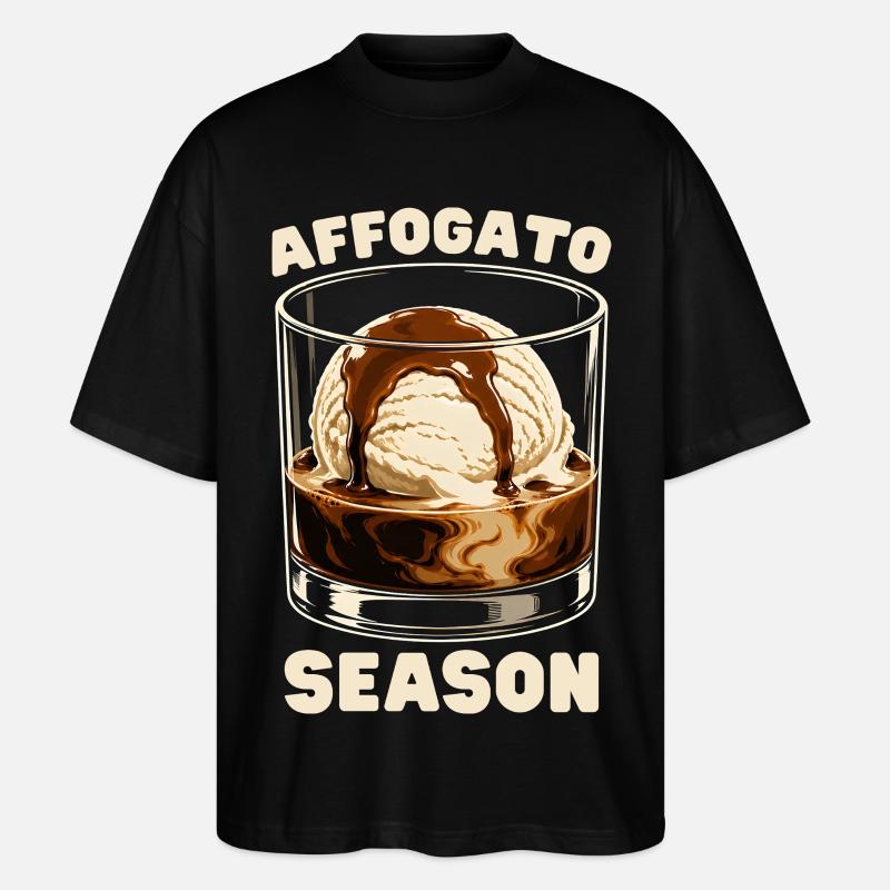 Saison d’Affogato - T-shirt bio Blaster 2.0 coupe oversize Stanley/Stella Unisexe - noir