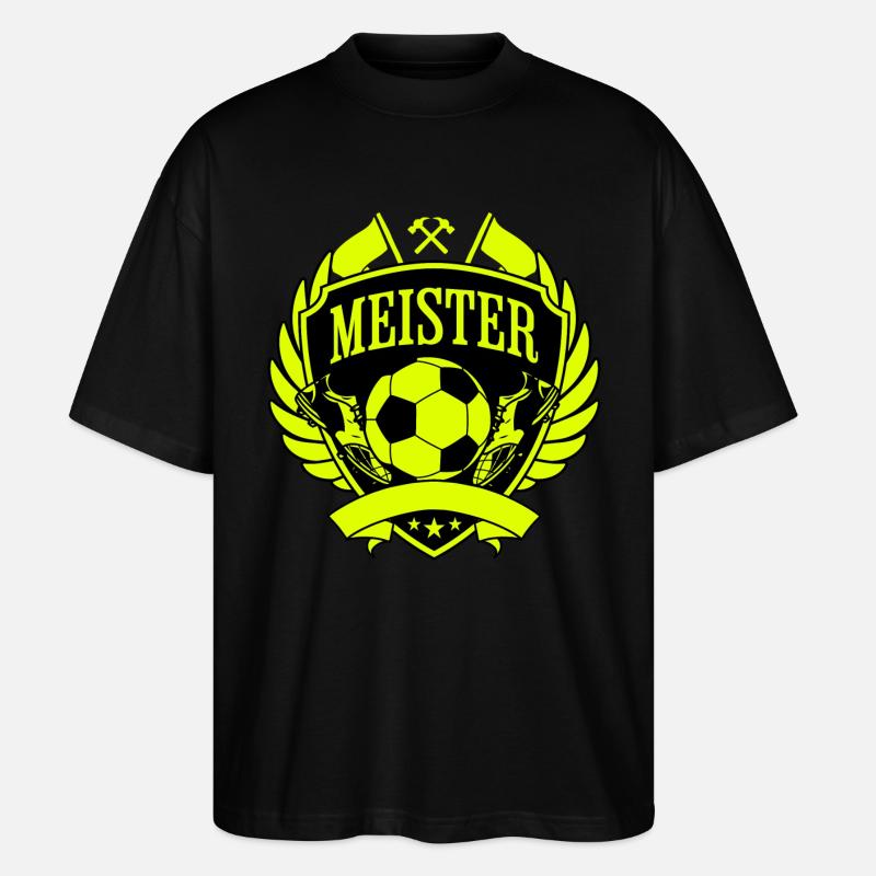 Meister - Stanley/Stella Oversized Unisex Bio T-Shirt Blaster 2.0 - Schwarz