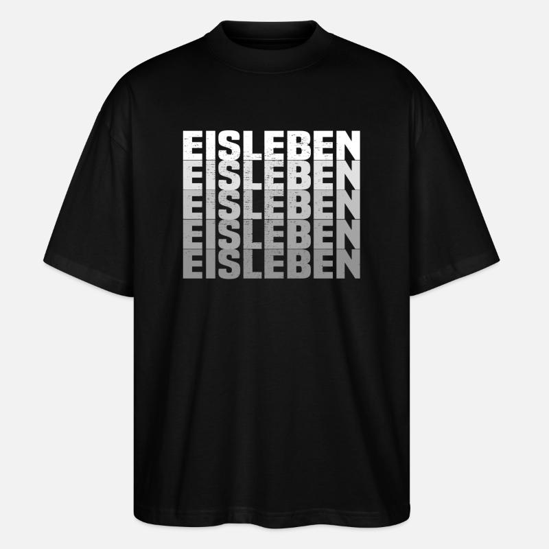 Eisleben - Stanley/Stella Oversized Unisex Bio T-Shirt Blaster 2.0 - Schwarz