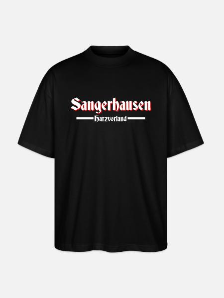 Sangerhausen - Stanley/Stella Oversized Unisex Bio T-Shirt Blaster 2.0 - Schwarz