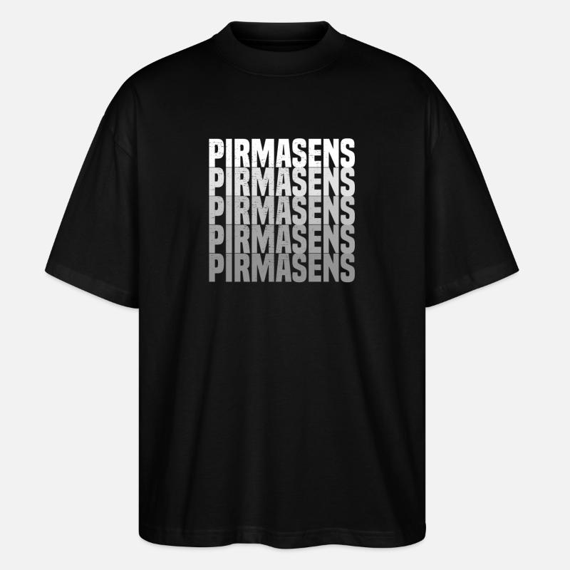 Pirmasens - Stanley/Stella Oversized Unisex Bio T-Shirt Blaster 2.0 - Schwarz