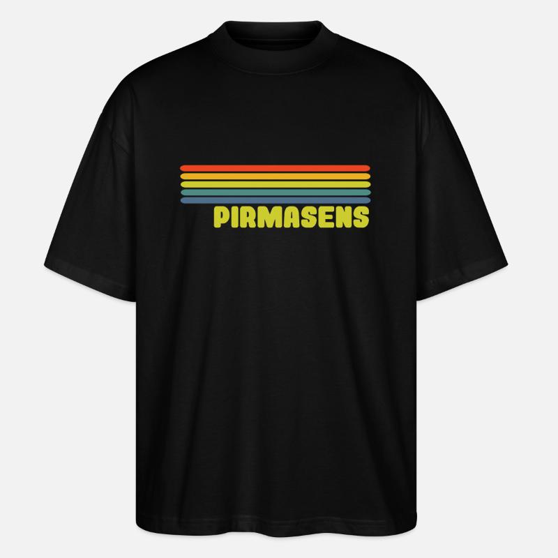 Pirmasens - Stanley/Stella Oversized Unisex Bio T-Shirt Blaster 2.0 - Schwarz