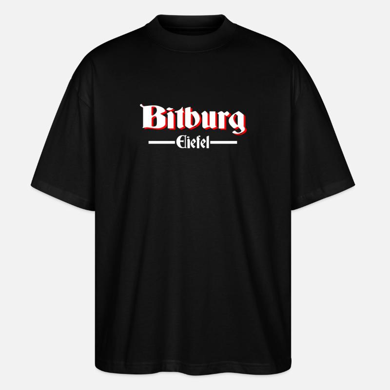 Bitburg - Stanley/Stella Oversized Unisex Bio T-Shirt Blaster 2.0 - Schwarz