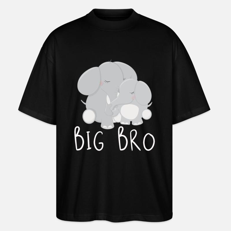 big bro - Stanley/Stella Oversized Unisex Bio T-Shirt Blaster 2.0 - Schwarz
