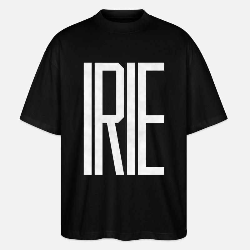 IRIE (Light Label) - Stanley/Stella Oversized Unisex Organic T-shirt Blaster 2.0 - black