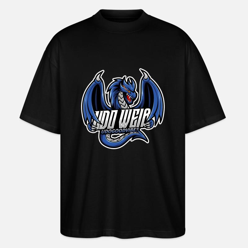 Logo Udo Weiß (Udogoodvibes) - T-shirt bio Blaster 2.0 coupe oversize Stanley/Stella Unisexe - noir