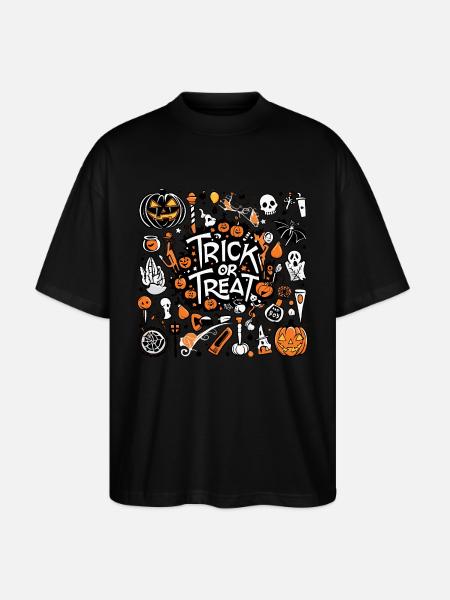 Süßes oder Saures - Stanley/Stella Oversized Unisex Bio T-Shirt Blaster 2.0 - Schwarz