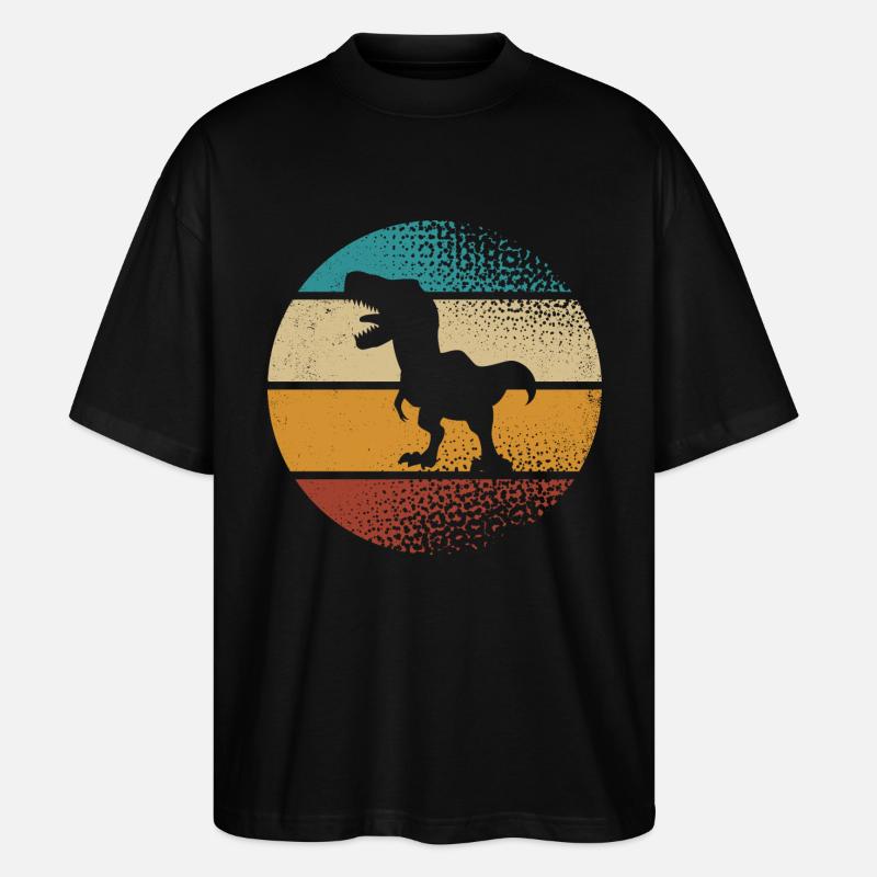 T Rex - Stanley/Stella Oversized Unisex Bio T-Shirt Blaster 2.0 - Schwarz