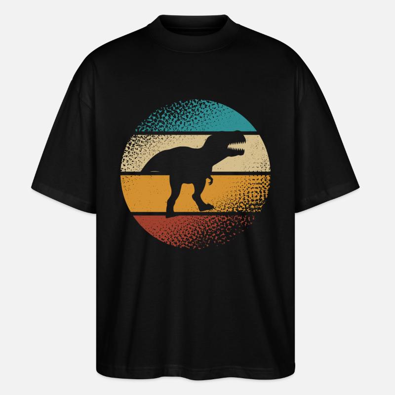 T Rex - Stanley/Stella Oversized Unisex Bio T-Shirt Blaster 2.0 - Schwarz