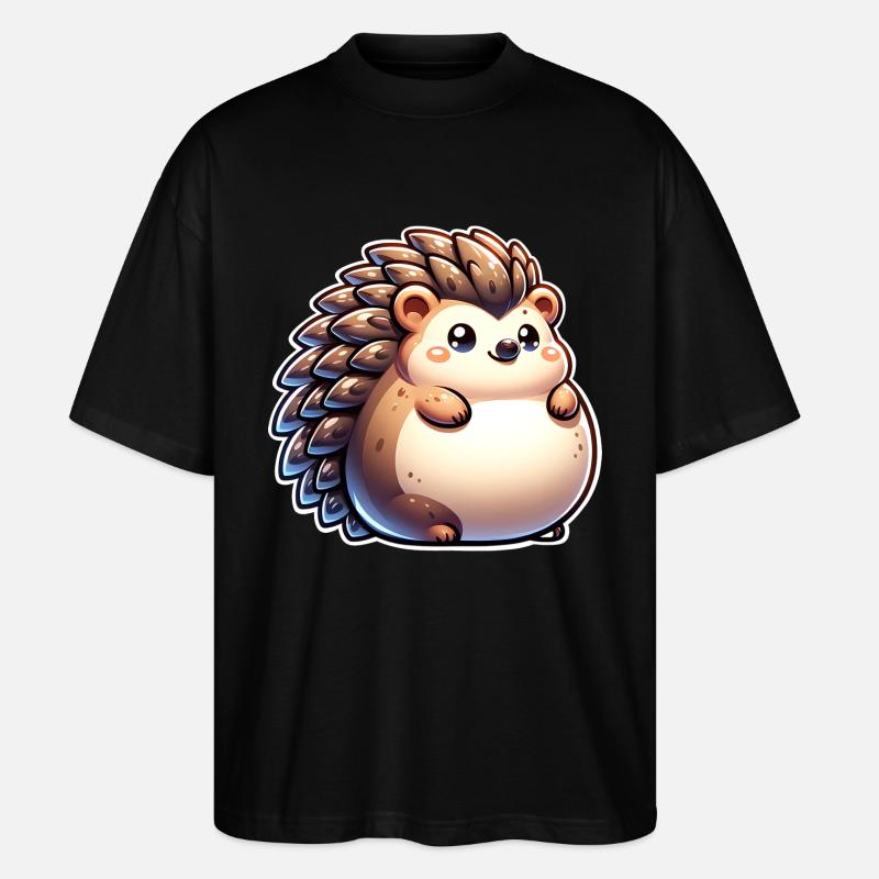 Igel - Stanley/Stella Oversized Unisex Bio T-Shirt Blaster 2.0 - Schwarz