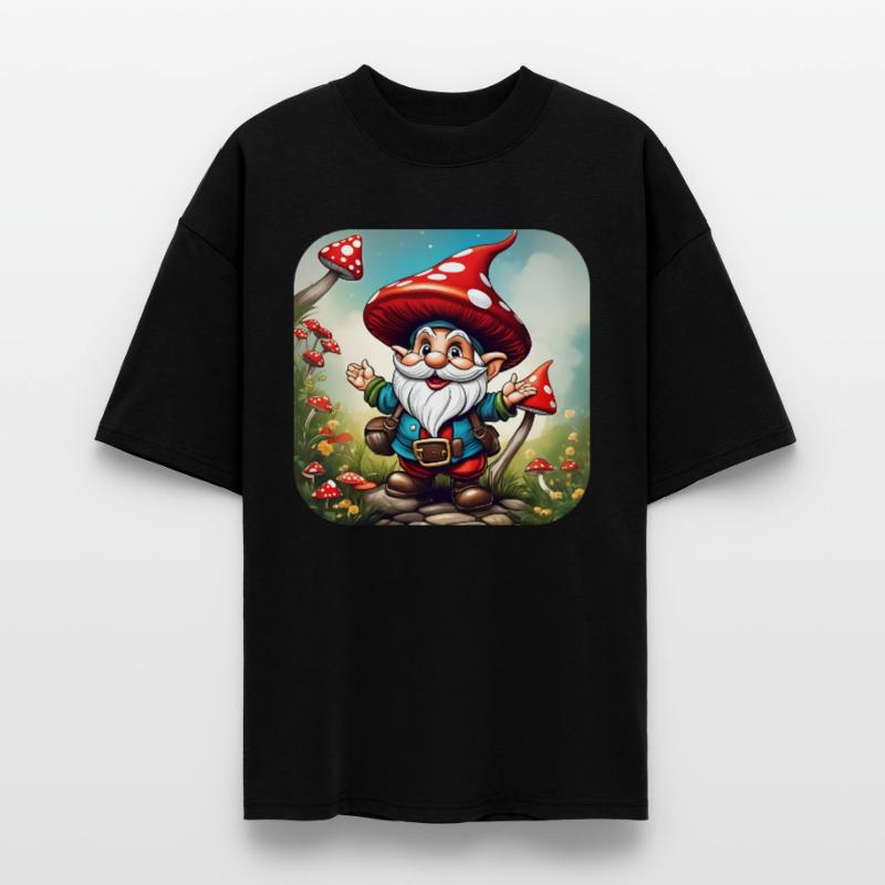 Cute Toadstool Leprechaun Stanley/Stella Oversized Unisex Organic T-shirt Blaster 2.0