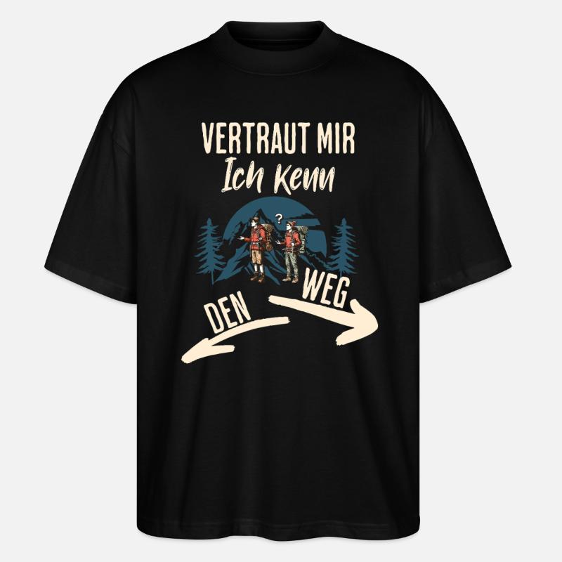 Wander - Stanley/Stella Oversized Unisex Organic T-shirt Blaster 2.0 - black