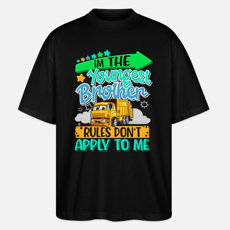Kleiner Bruder - Stanley/Stella Oversized Unisex Bio T-Shirt Blaster 2.0 - Schwarz