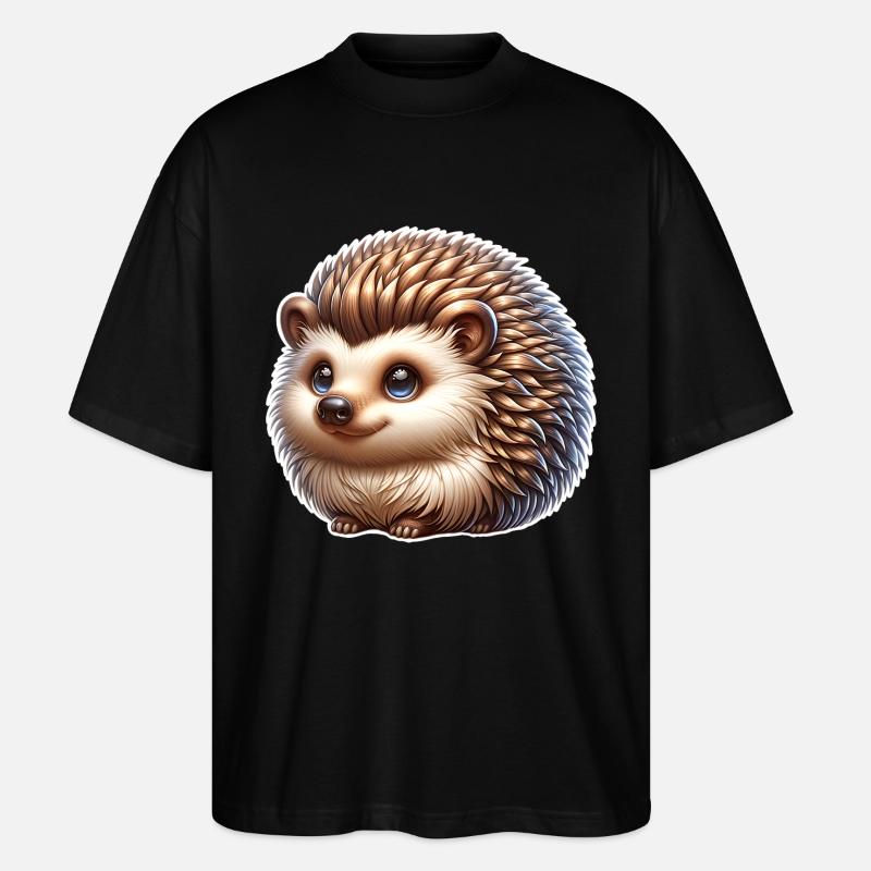 Igel - Stanley/Stella Oversized Unisex Bio T-Shirt Blaster 2.0 - Schwarz