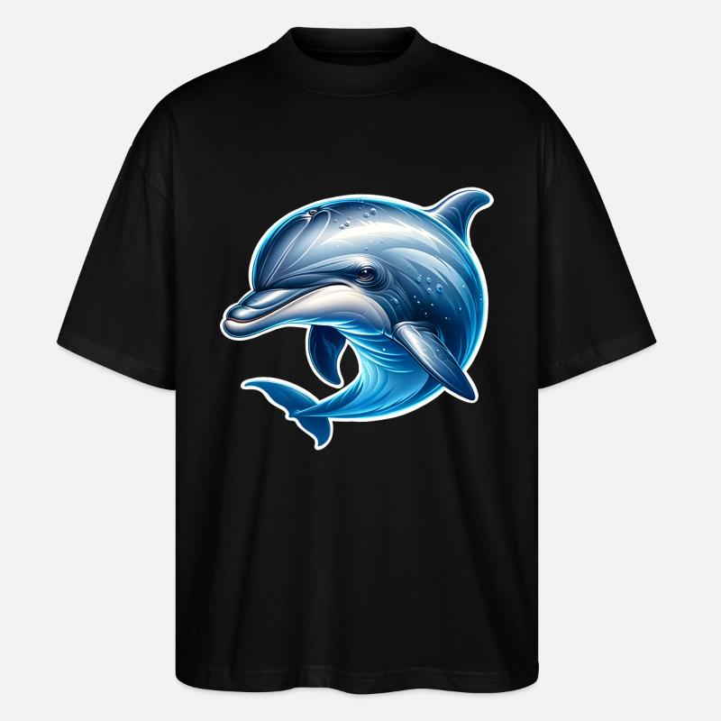 Dauphin - T-shirt bio Blaster 2.0 coupe oversize Stanley/Stella Unisexe - noir