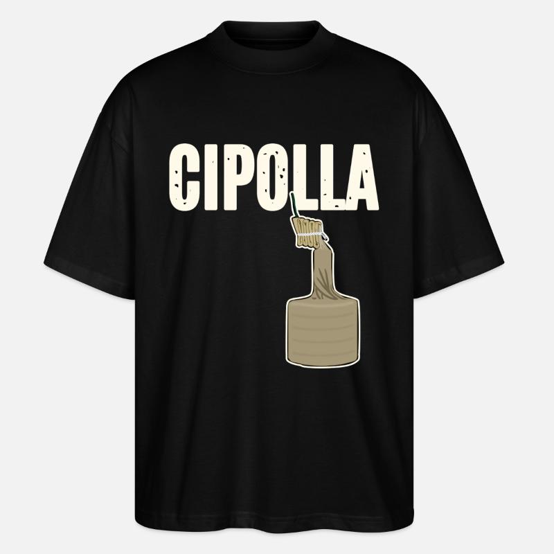 Cipolla - Stanley/Stella Oversized Unisex Bio T-Shirt Blaster 2.0 - Schwarz