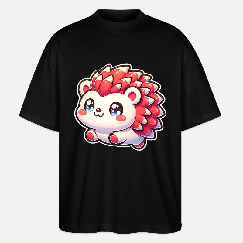 Igel - Stanley/Stella Oversized Unisex Bio T-Shirt Blaster 2.0 - Schwarz