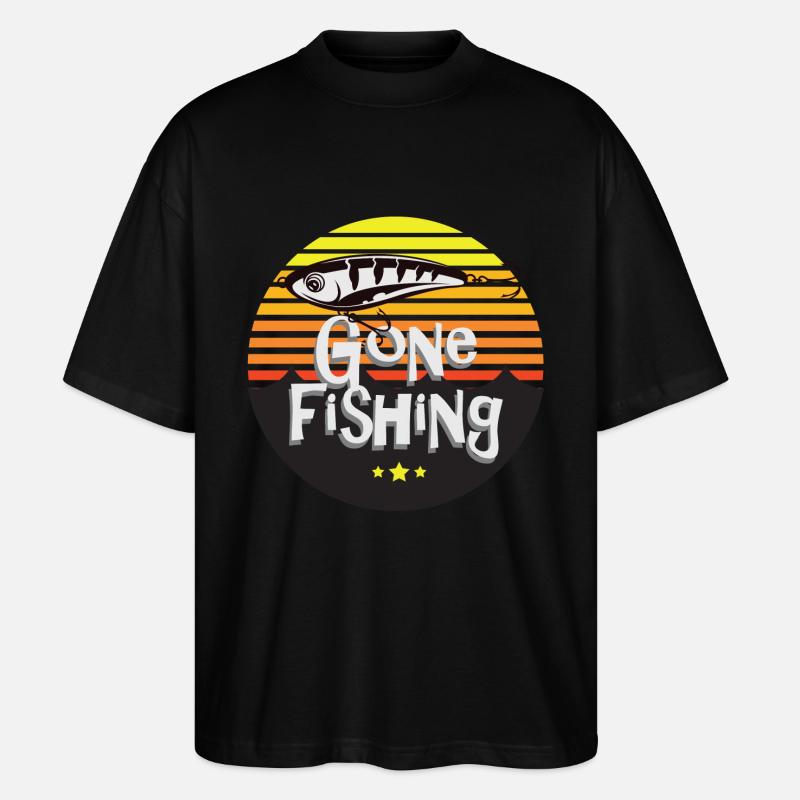 Pêche à la ligne - T-shirt bio Blaster 2.0 coupe oversize Stanley/Stella Unisexe - noir