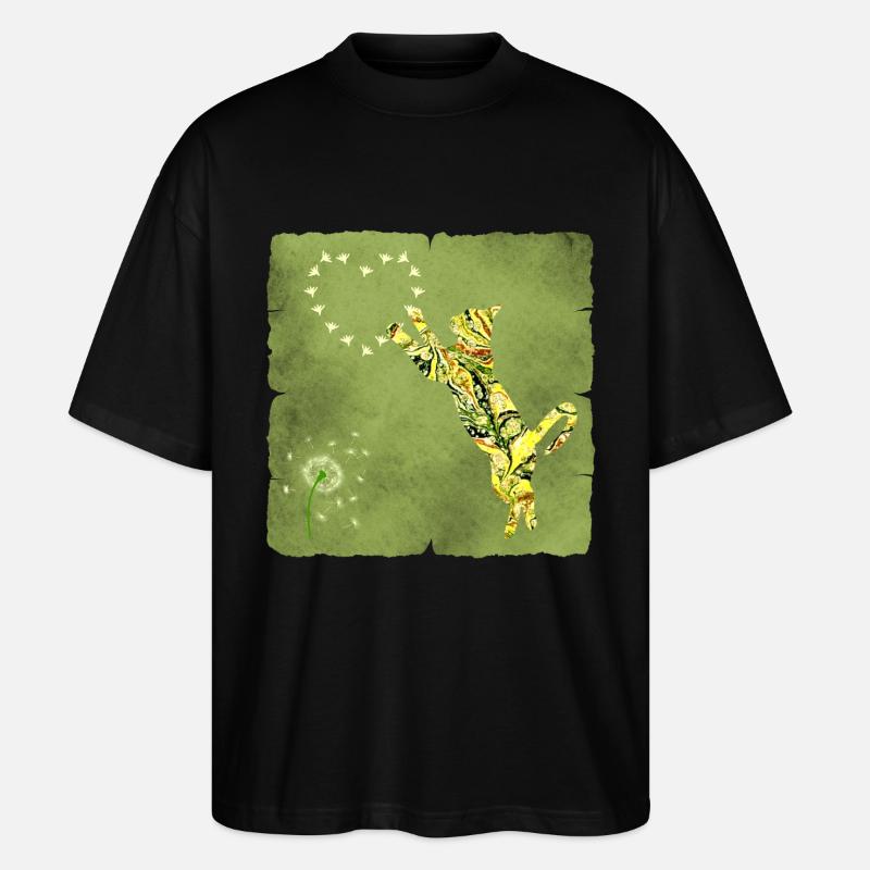 katzi e 277 - Stanley/Stella Oversized Unisex Bio T-Shirt Blaster 2.0 - Schwarz