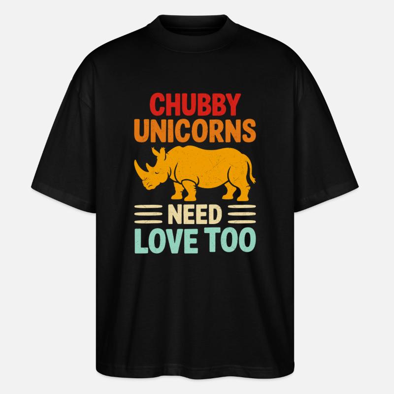 Nashorn - Stanley/Stella Oversized Unisex Bio T-Shirt Blaster 2.0 - Schwarz