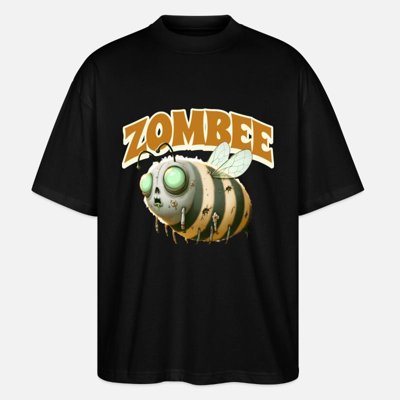 Zombie Bee Zombee - Stanley/Stella Oversized Unisex Organic T-shirt Blaster 2.0 - black