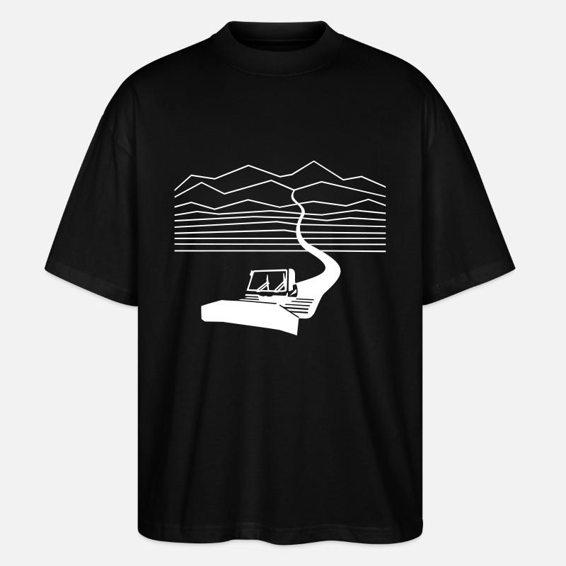 SOMMERDIENST! - Stanley/Stella Oversized Unisex Bio T-Shirt Blaster 2.0 - Schwarz