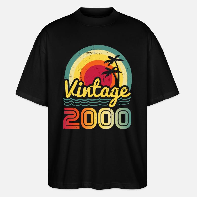 2000 - T-shirt bio Blaster 2.0 coupe oversize Stanley/Stella Unisexe - noir