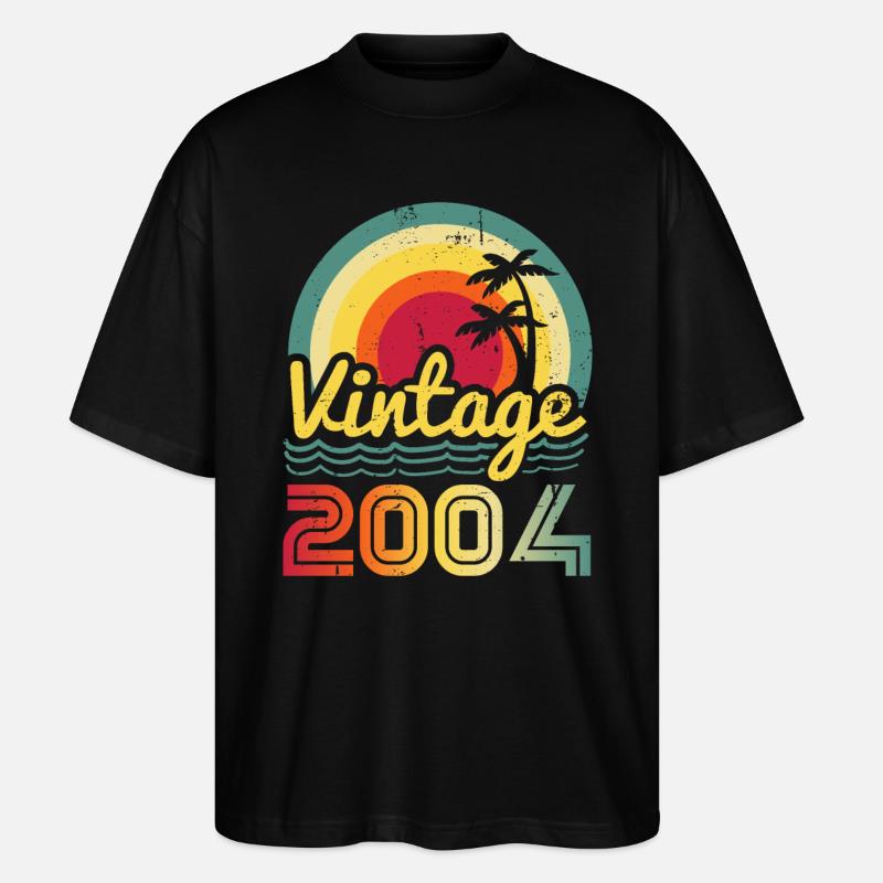 2004 - T-shirt bio Blaster 2.0 coupe oversize Stanley/Stella Unisexe - noir