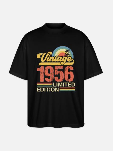 1956 - Stanley/Stella Oversized Unisex Organic T-shirt Blaster 2.0 - black