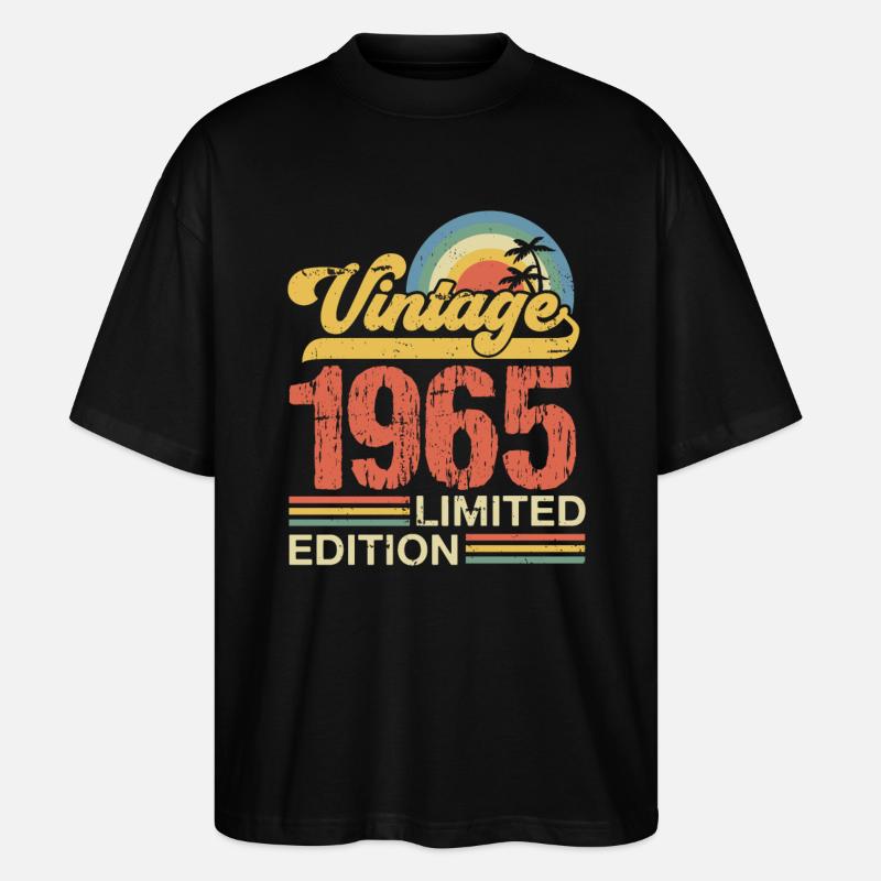 1965 - T-shirt bio Blaster 2.0 coupe oversize Stanley/Stella Unisexe - noir