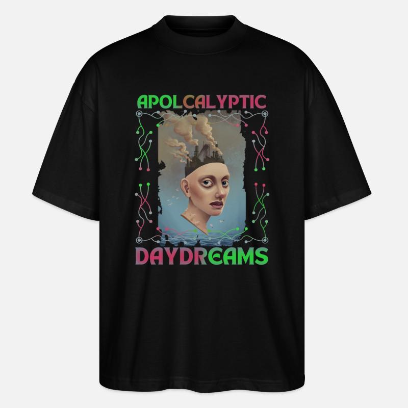 Apokalypse, Umweltschutz, Klimaschutz, Earth-Day - Stanley/Stella Oversized Unisex Bio T-Shirt Blaster 2.0 - Schwarz