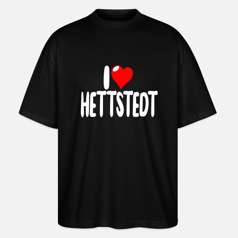 Hettstedt - Stanley/Stella Oversized Unisex Bio T-Shirt Blaster 2.0 - Schwarz