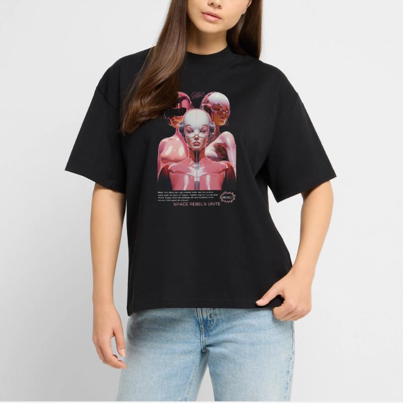 Astronautes de l’espace, voyageurs de l’espace de science-fiction T-shirt bio Blaster 2.0 coupe oversize Stanley/Stella Unisexe