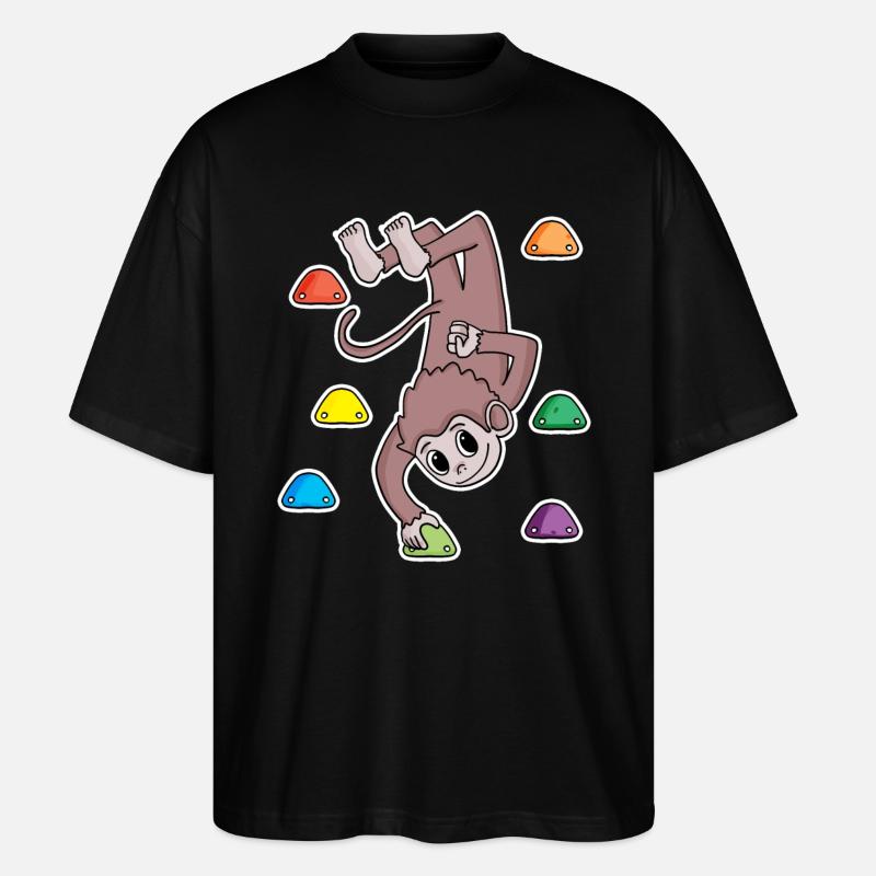 Singe Escalade Escalade - T-shirt bio Blaster 2.0 coupe oversize Stanley/Stella Unisexe - noir