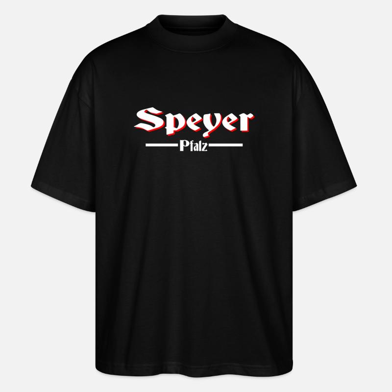Speyer - Stanley/Stella Oversized Unisex Bio T-Shirt Blaster 2.0 - Schwarz