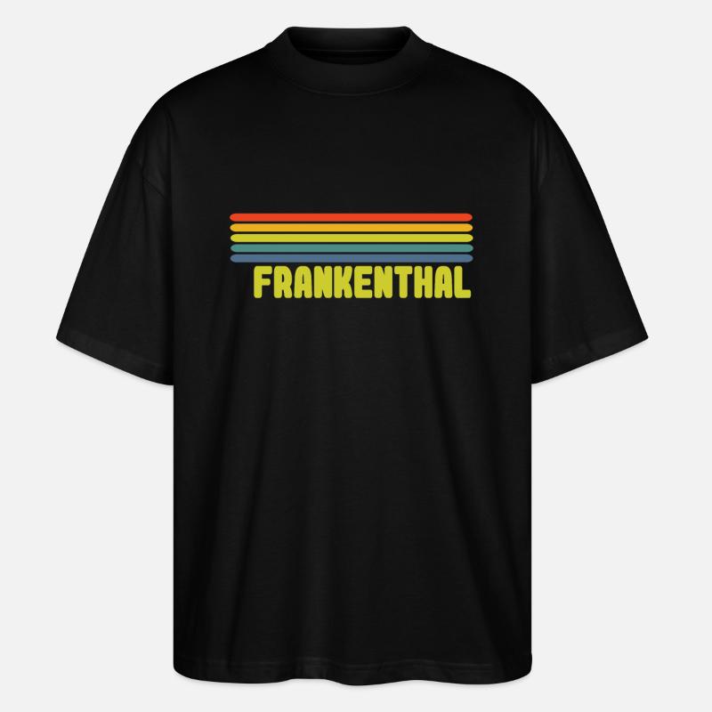 Frankenthal - Stanley/Stella Oversized Unisex Bio T-Shirt Blaster 2.0 - Schwarz