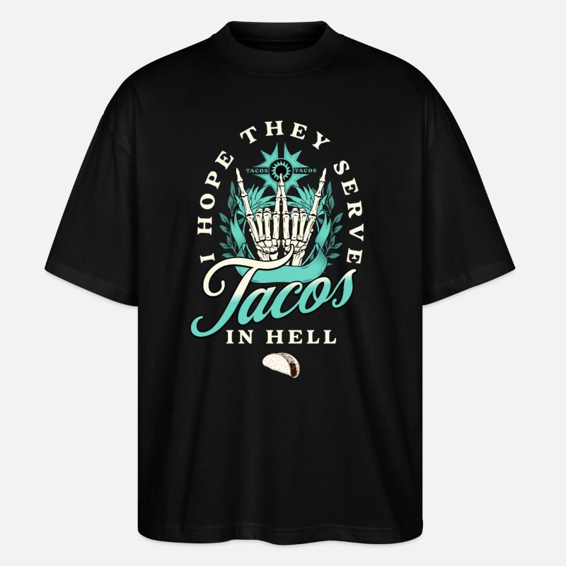 Taco - Stanley/Stella Oversized Unisex Bio T-Shirt Blaster 2.0 - Schwarz