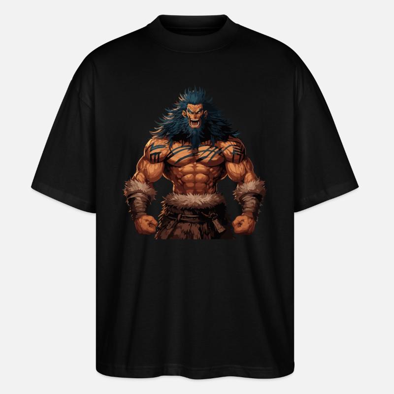 Berserker - Stanley/Stella Oversized Unisex Bio T-Shirt Blaster 2.0 - Schwarz