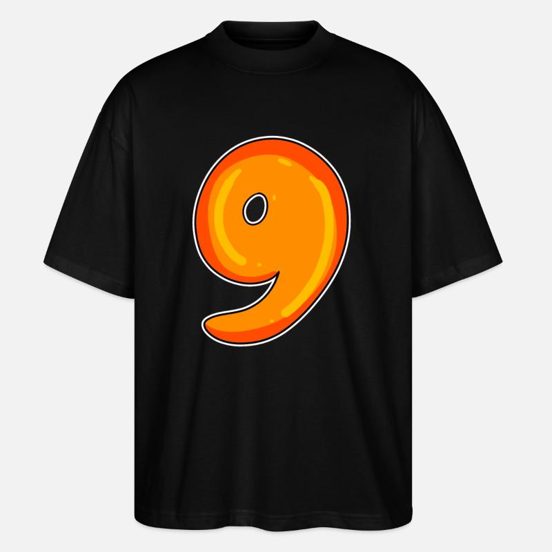 Neuf - 9 Motif - T-shirt bio Blaster 2.0 coupe oversize Stanley/Stella Unisexe - noir