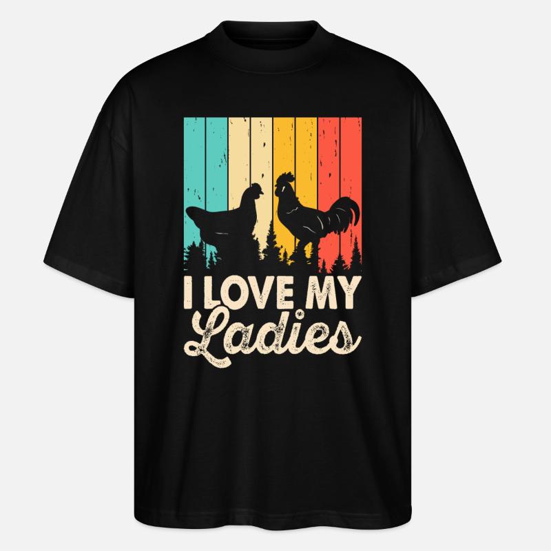 J’aime mes dames - T-shirt bio Blaster 2.0 coupe oversize Stanley/Stella Unisexe - noir