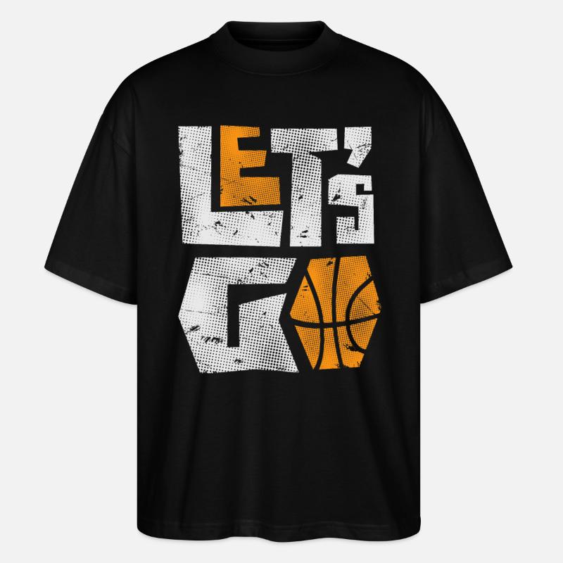 Basket-ball - T-shirt bio Blaster 2.0 coupe oversize Stanley/Stella Unisexe - noir