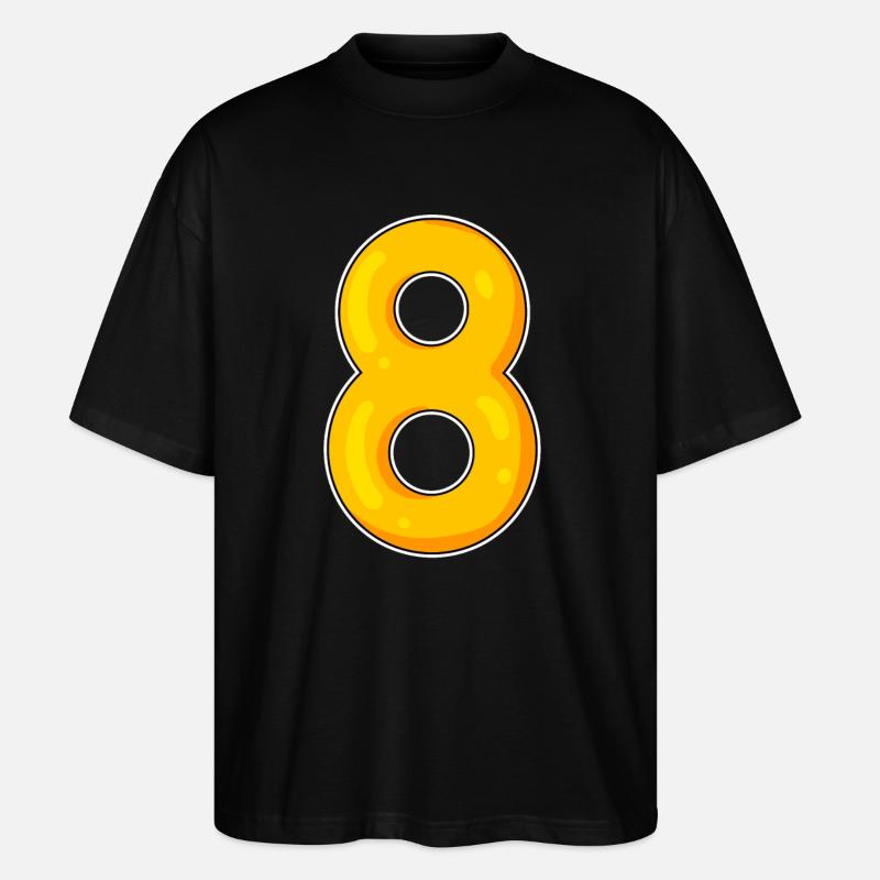 8 Jaune - T-shirt bio Blaster 2.0 coupe oversize Stanley/Stella Unisexe - noir