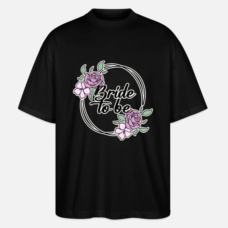 Robe de mariée - T-shirt bio Blaster 2.0 coupe oversize Stanley/Stella Unisexe - noir