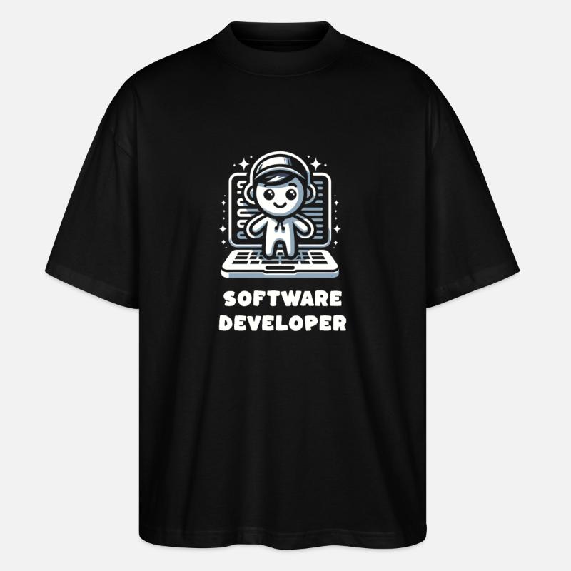 Beruf Softwareentwickler Beruf Beruf Beruf - Stanley/Stella Oversized Unisex Bio T-Shirt Blaster 2.0 - Schwarz