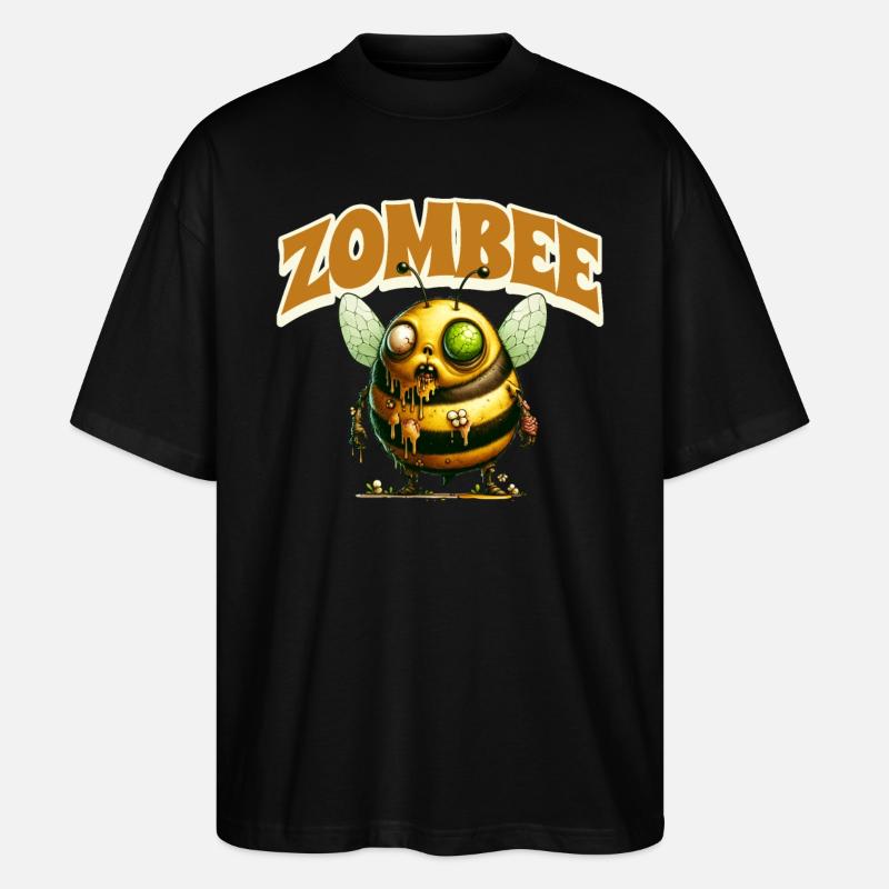 Zombie Bee Zombee - Stanley/Stella Oversized Unisex Organic T-shirt Blaster 2.0 - black