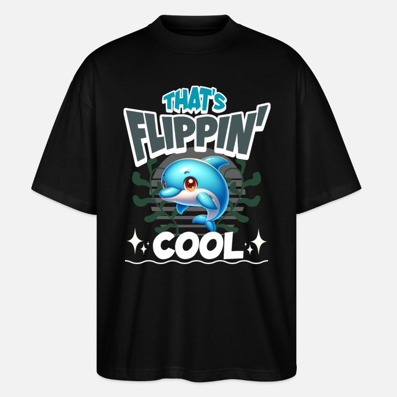 Dauphin - T-shirt bio Blaster 2.0 coupe oversize Stanley/Stella Unisexe - noir